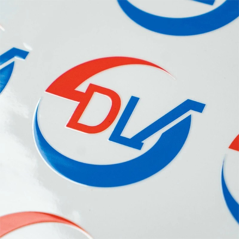 High quality company logo uv transfer sticker packaging label vinyl strong adhesive waterproof uv dtf sticker 1