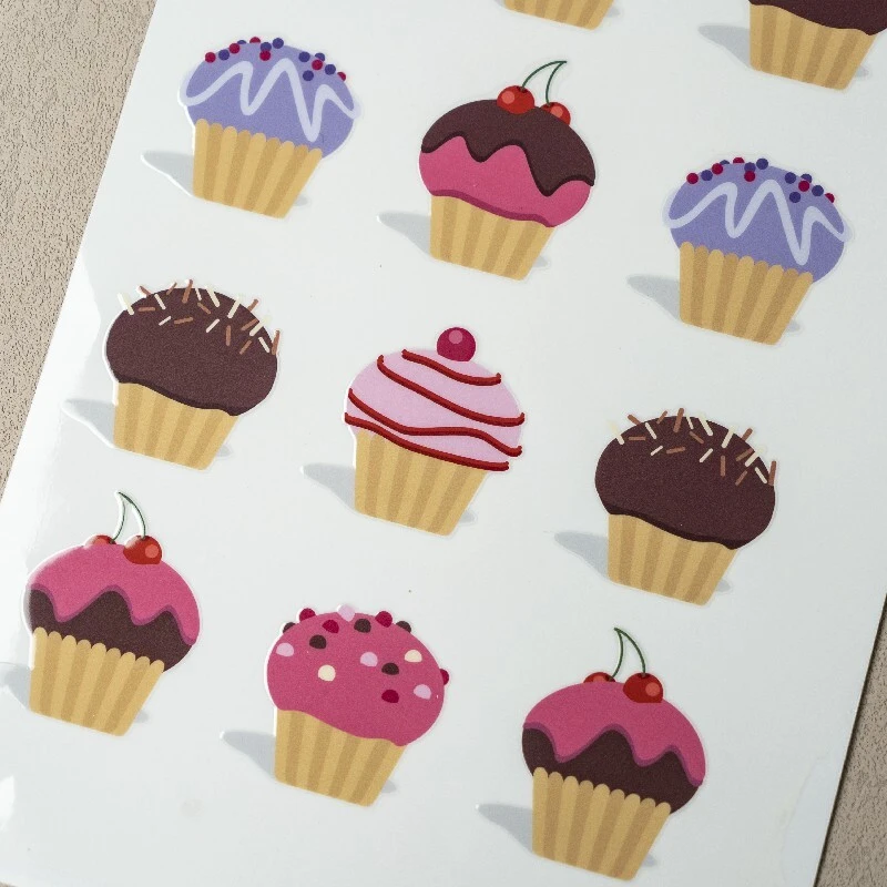 Transfer stickers custom printing brand logo adhesive uv transfer sticker 1