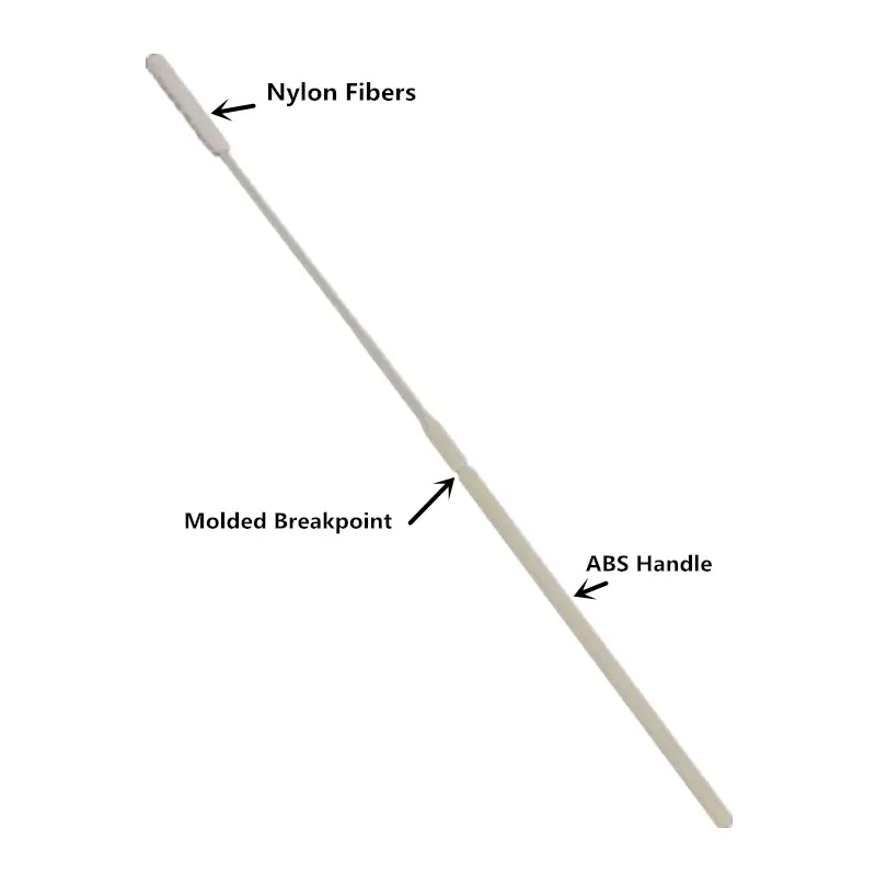 Best Nylon Nasopharyngeal Flocked Swab For Animal DNA Sampling Factory Price-Cleanmo 1