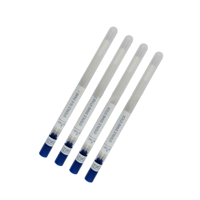 DNA sterile medical flocked oral swab stick with tube 1