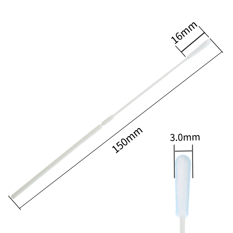 NFS913-LTP Nasopharyngeal Sampling Sterile Nylon Fiber Sample Specimen Collection Nasal Flocked Swab with Tube 3