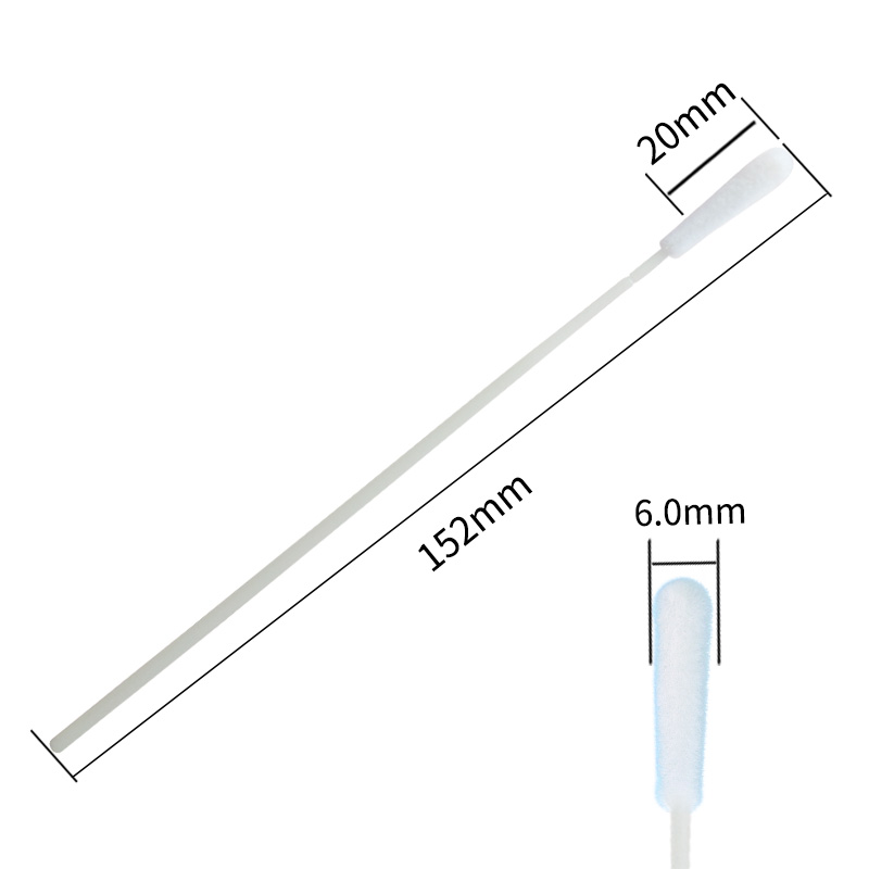 Tampone orale floccato sterile medico DNA con provetta 3