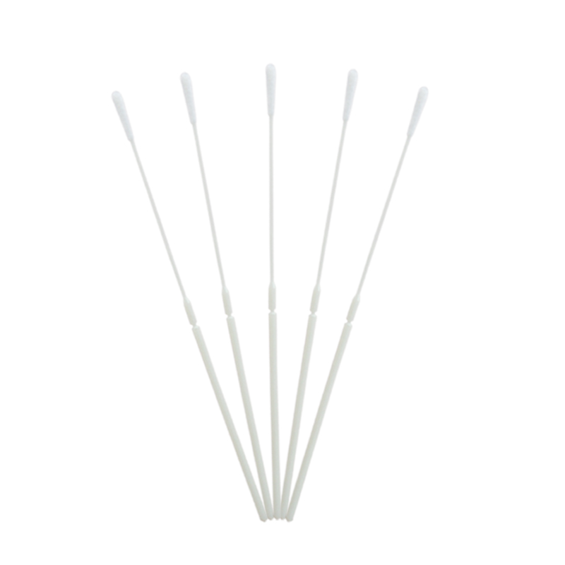 NFS913-LTP Nasopharyngeal Sampling Sterile Nylon Fiber Sample Specimen Collection Nasal Flocked Swab with Tube 2
