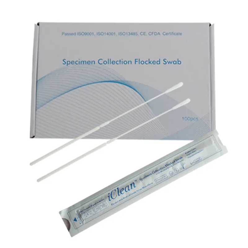 Best Nylon Nasopharyngeal Flocked Swab for Animal DNA Sampling Factory Price-Cleanmo-1 3