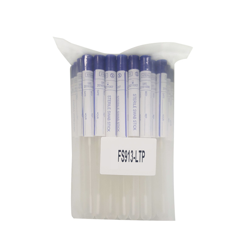 NFS913-LTP Nasopharyngeal Sampling Sterile Nylon Fiber Sample Specimen Collection Nasal Flocked Swab with Tube 5
