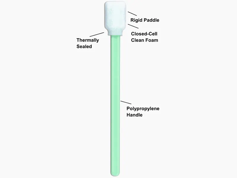 Cleanmo charcoal swabs uses ESD-safe Polypropylene handle manufacturer for general purpose cleaning 4