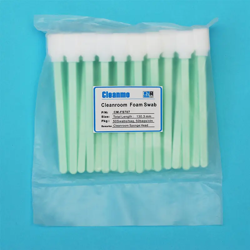 Cleanmo charcoal swabs uses ESD-safe Polypropylene handle manufacturer for general purpose cleaning 7