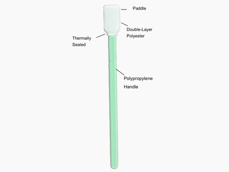 durable sterile Polyester swab Double layered head wholesale for test residues of previously manufactured products 4