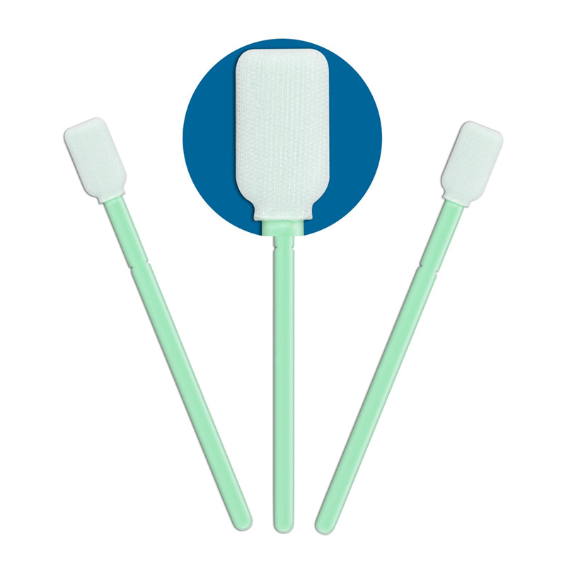 durable sterile Polyester swab Double layered head wholesale for test residues of previously manufactured products 2