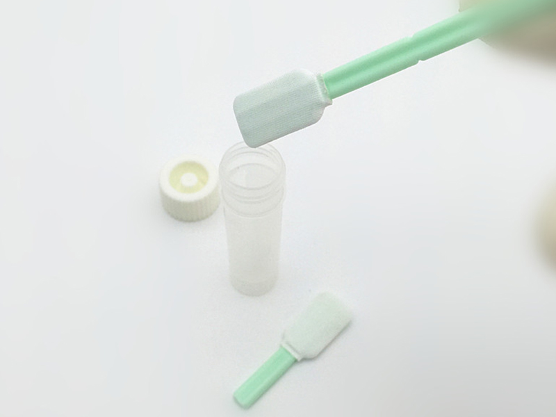 durable sterile Polyester swab Double layered head wholesale for test residues of previously manufactured products 3
