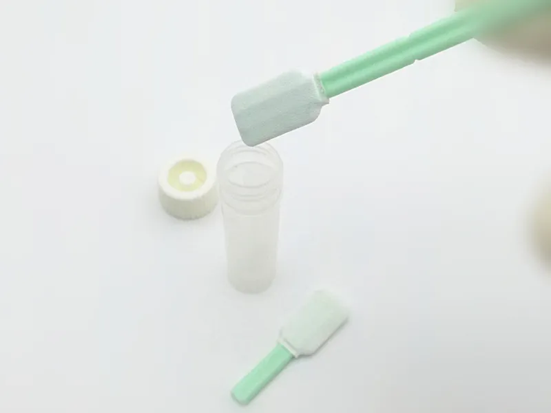 Custom ODM Sterile Sampling Collection Swab Polypropylene handle supplier for test residues of previously manufactured products 3