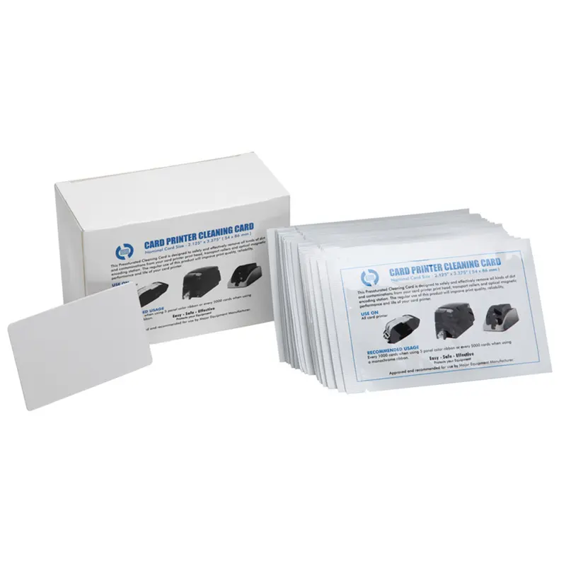 Custom OEM hotel key card cleaner spunlace factory price for ATM machines 3