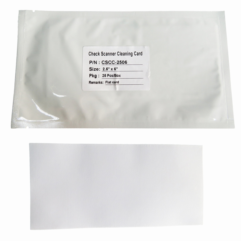 Cleanmo pvc check reader cleaning card wholesale for scanner cleaning 6