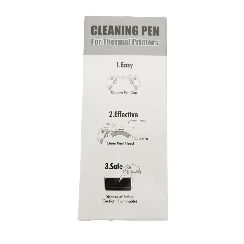 Cleanmo blending spunlace zebra printer cleaning cards supplier for Zebra P120i printer 3