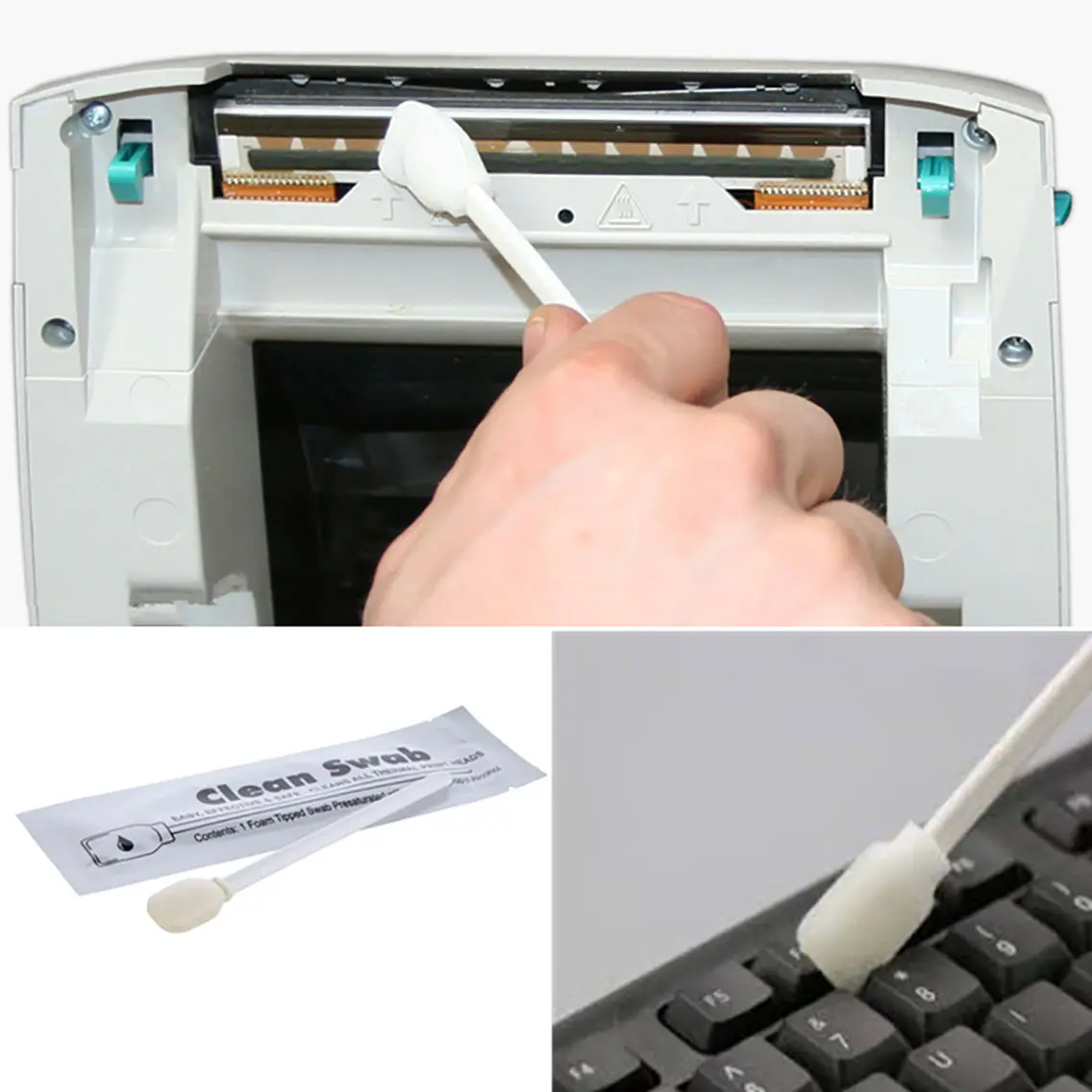 Cleanmo Wholesale ODM printhead cleaning swabs supplier for Card Readers 9