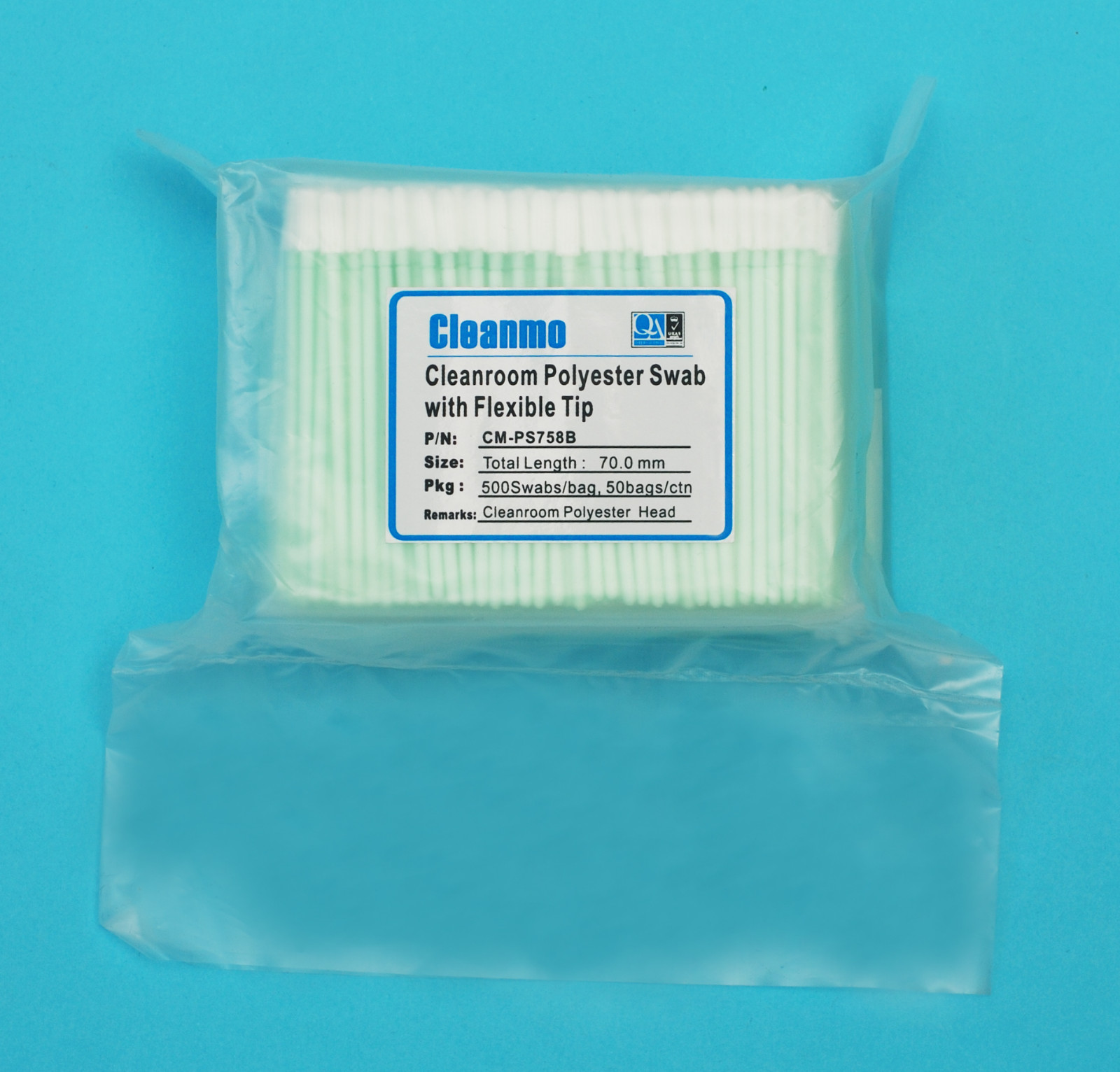 Cleanmo high quality cleanroom polyester swabs supplier for printers 7