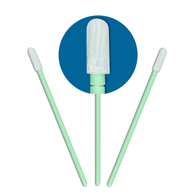 compatible polyester cleaning swabs double-layer knitted polyester manufacturer for optical sensors 2