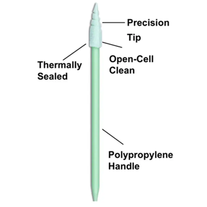 Cleanmo precision tip head solvent cleaning swabs factory price for excess materials cleaning 4