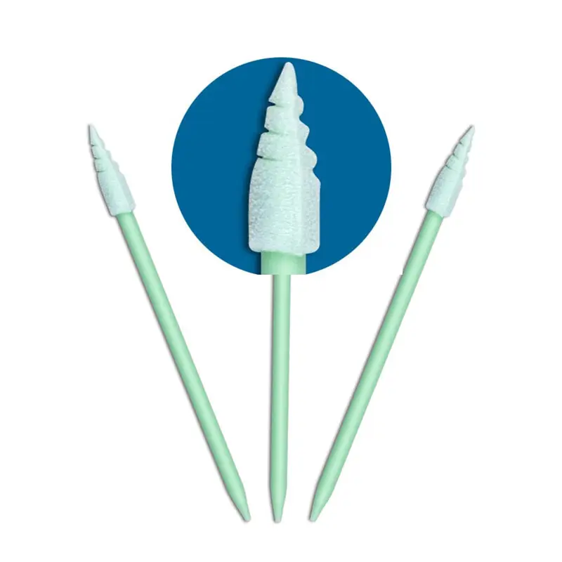 Cleanmo precision tip head solvent cleaning swabs factory price for excess materials cleaning 3