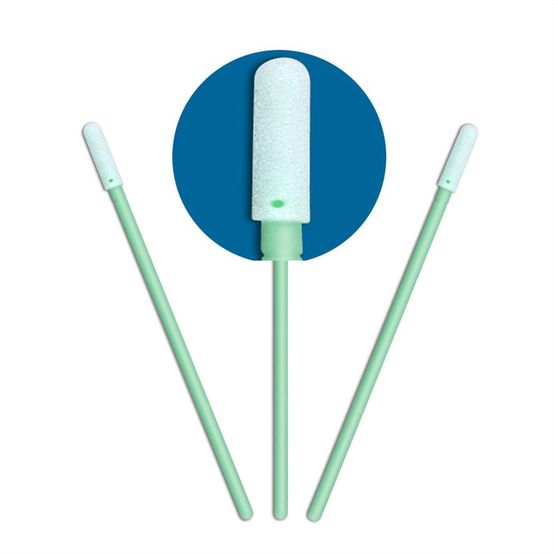 Cleanmo Polyurethane Foam alcohol swabsticks supplier for general purpose cleaning 3