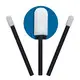 high quality thin cotton swabs ESD-safe Polypropylene handle manufacturer for Micro-mechanical cleaning 2