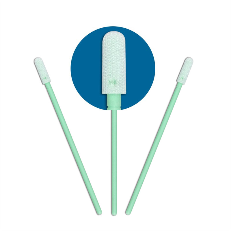 Cleanmo flexible paddle Cleanroom dacron swabs wholesale for microscopes 2