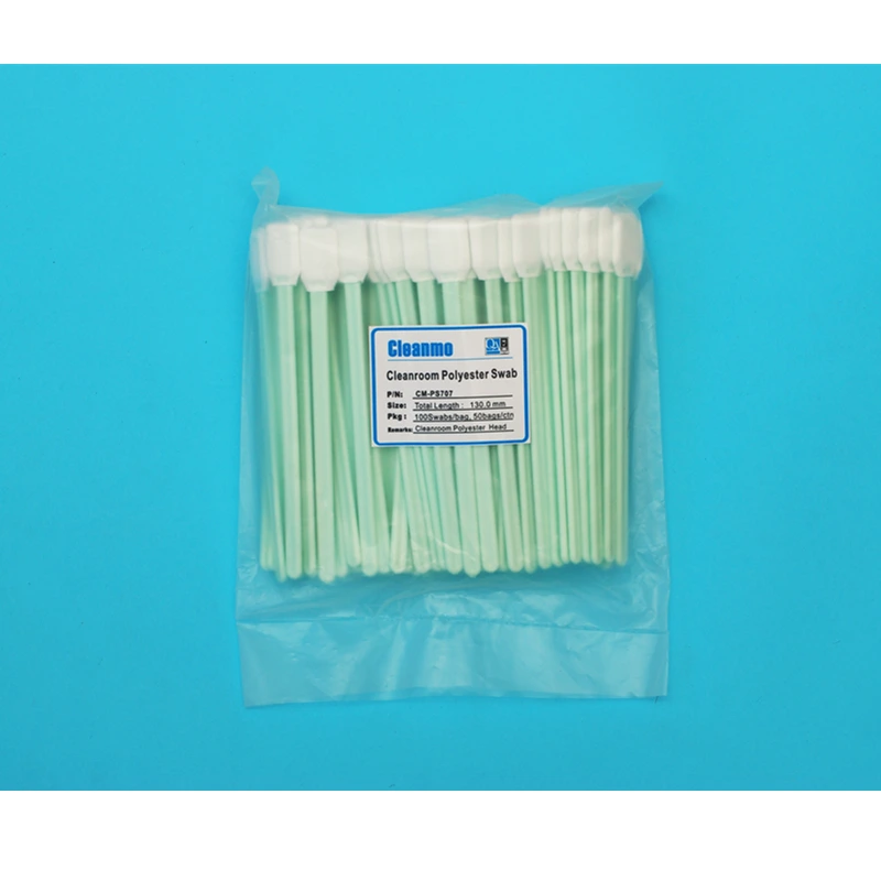 Cleanmo excellent chemical resistance dacron polyester swabs wholesale for microscopes 6