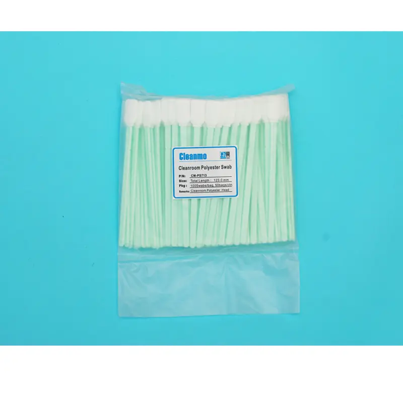high quality cleanroom swabs foam polypropylene handle manufacturer for printers 7