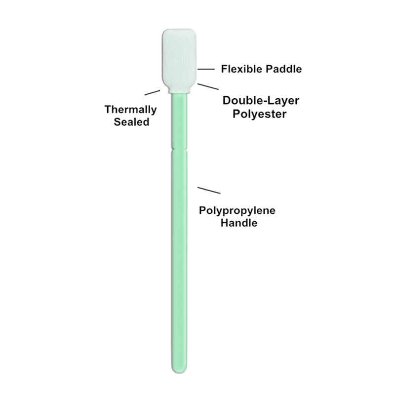 safe material cleanroom polyester swabs flexible paddle wholesale for printers 4