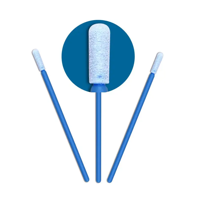 high quality long stem cotton swabs ESD-safe Polypropylene handle factory price for Micro-mechanical cleaning 3