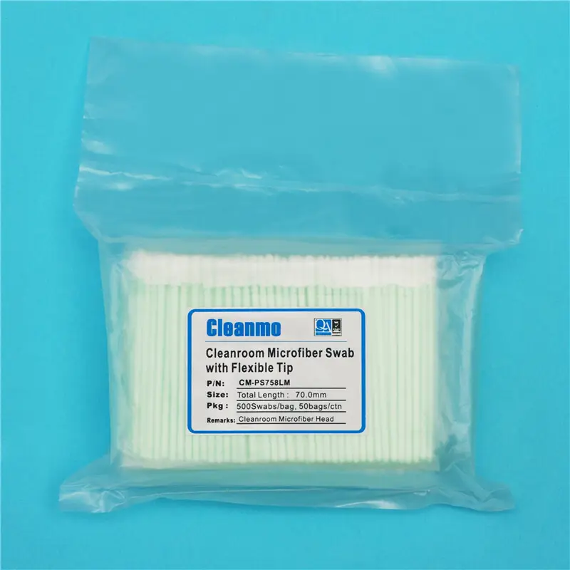 Cleanmo Polypropylene handle camera sensor swabs supplier for Micro-mechanical cleaning 7