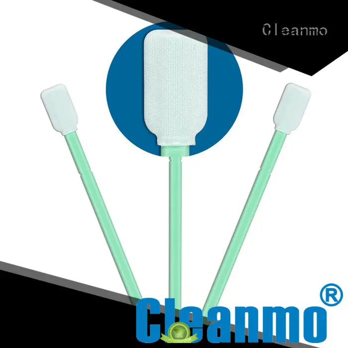 optic cleaning swabs tx758 cmps766m microfiber Cleanmo Brand Disposable Microfiber Swabs 1