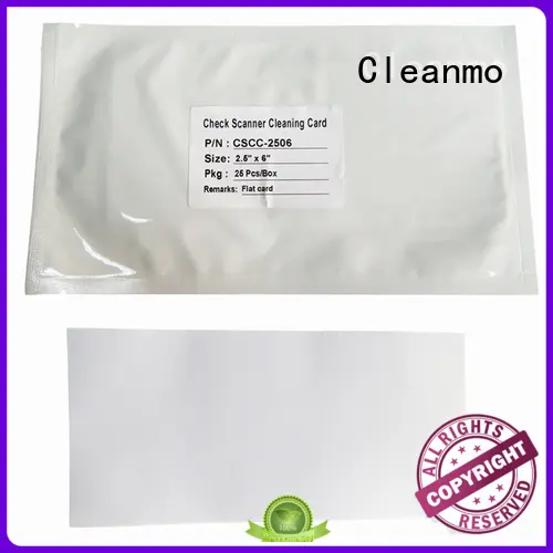Quality Cleanmo Brand check scanner cleaning cards reader 1
