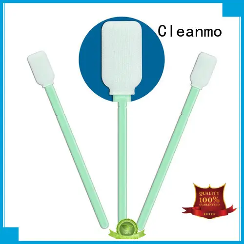 Cleanmo Brand swab cmps758lpolyester long swabs manufacture 1