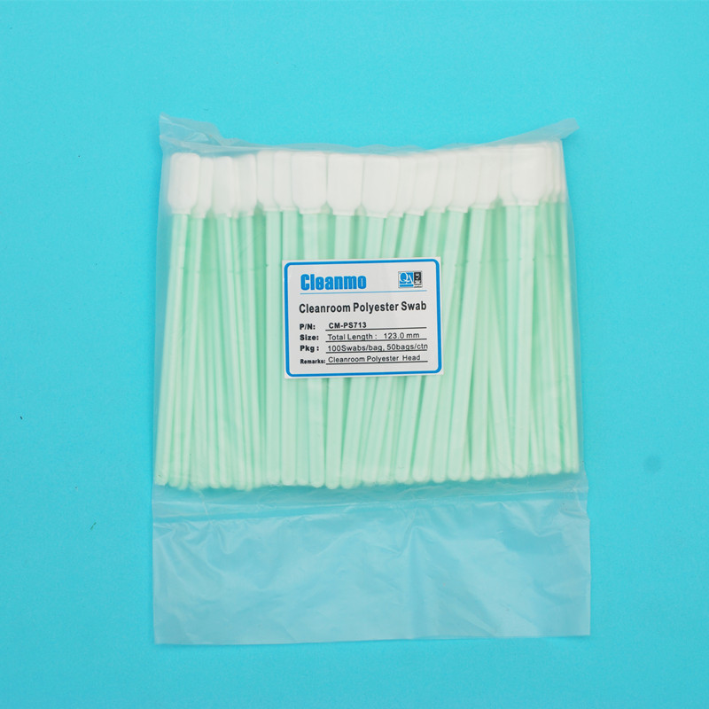 durable sterile Polyester swab Double layered head wholesale for test residues of previously manufactured products 7