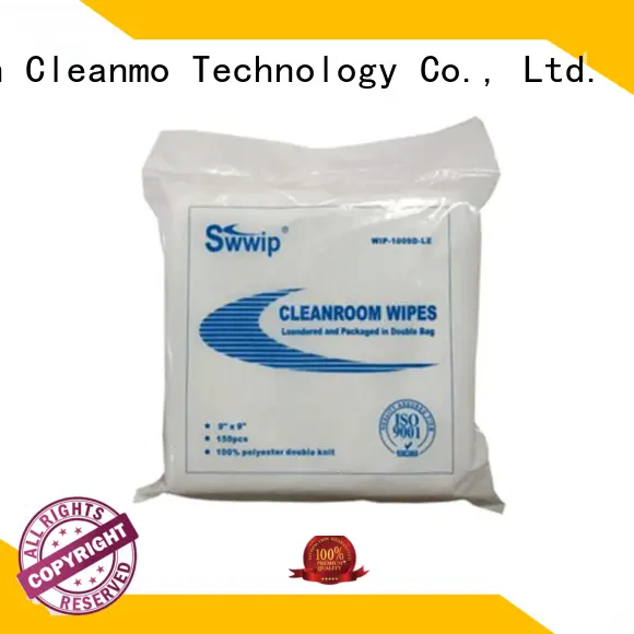Hot wipes polyester wiper polyester cleanroom Cleanmo Brand 1