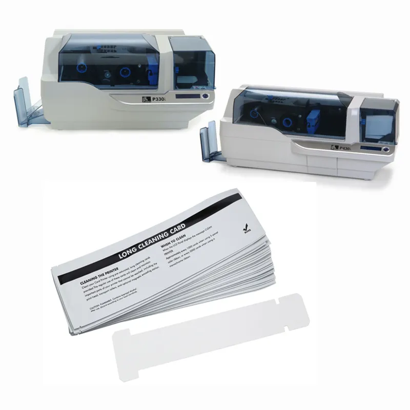 Cleanmo blending spunlace zebra cleaning card manufacturer for ID card printers 5