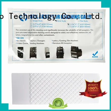 dollar bill acceptor cleaning cards white Cleanmo 1