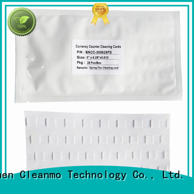 Cleanmo efficient currency counter cleaning card factory price for Counting Equipment 1