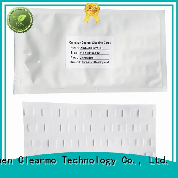Cleanmo efficient currency counter cleaning card factory price for Counting Equipment 1