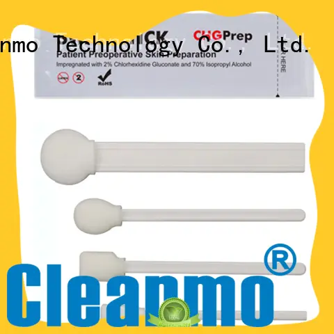 anti bacterial swabs Polypropylene handle with 2% chlorhexidine gluconate for Surgical site cleansing after suturing Cleanmo 1