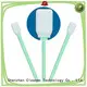 double-layer knitted polyester cleanroom swabs foam excellent chemical resistance for optical sensors Cleanmo 1