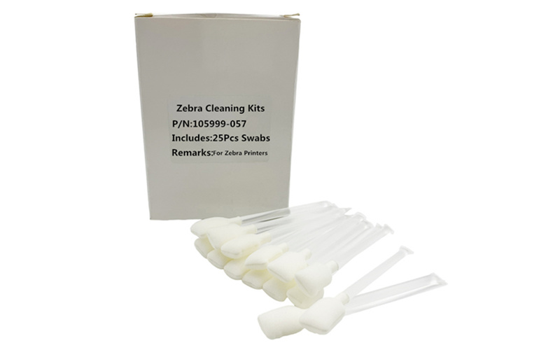 Bulk purchase custom zebra cleaning card blending spunlace factory for Zebra P120i printer 8