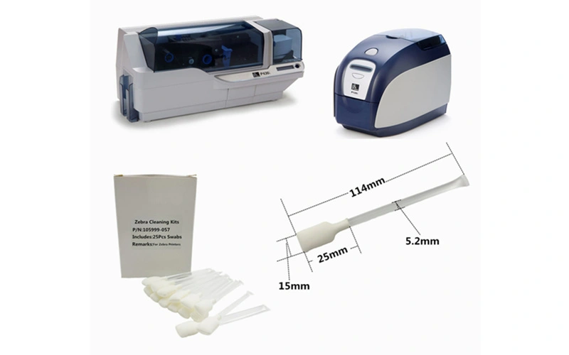Wholesale high quality zebra printer cleaning Aluminum foil packing factory for ID card printers 9