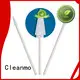 green handle alcohol swabs manufacturer for excess materials cleaning Cleanmo 1