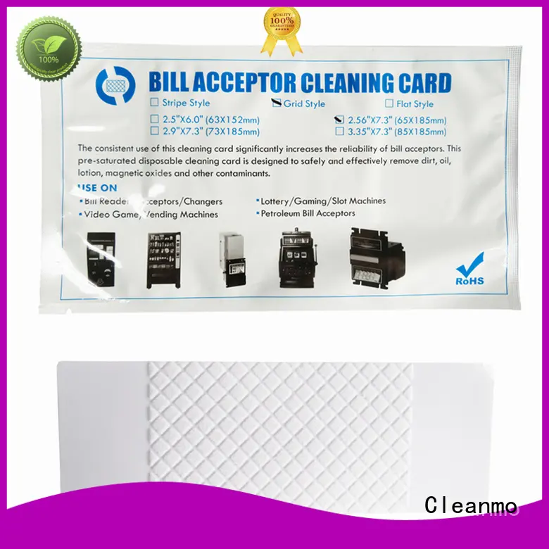 Cleanmo cost effective alcohol cleaning cards wholesale for readers 1