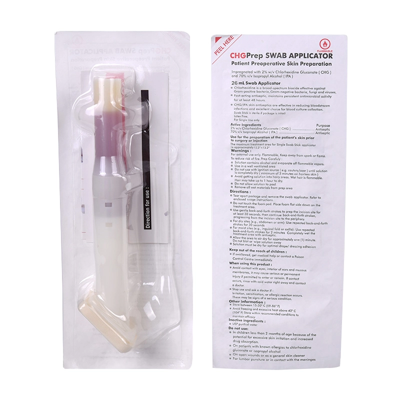 Cleanmo convenient sterile applicators wholesale for surgical site cleansing after suturing 3