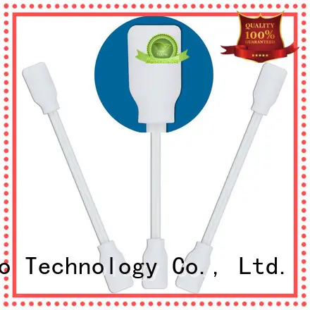 Cleanmo high quality foam gun cleaning swabs green handle for excess materials cleaning 1