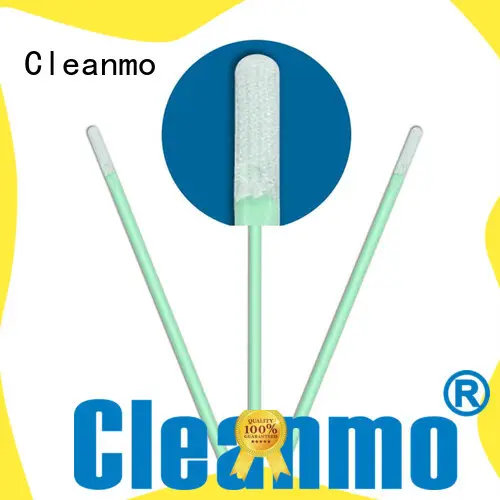 double layers of microfiber fabric Disposable Microfiber Swabs supplier for excess materials cleaning Cleanmo 1