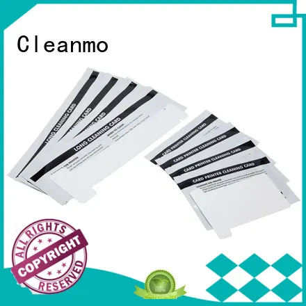 Cleanmo blending spunlace zebra cleaners supplier for Zebra P120i printer 1